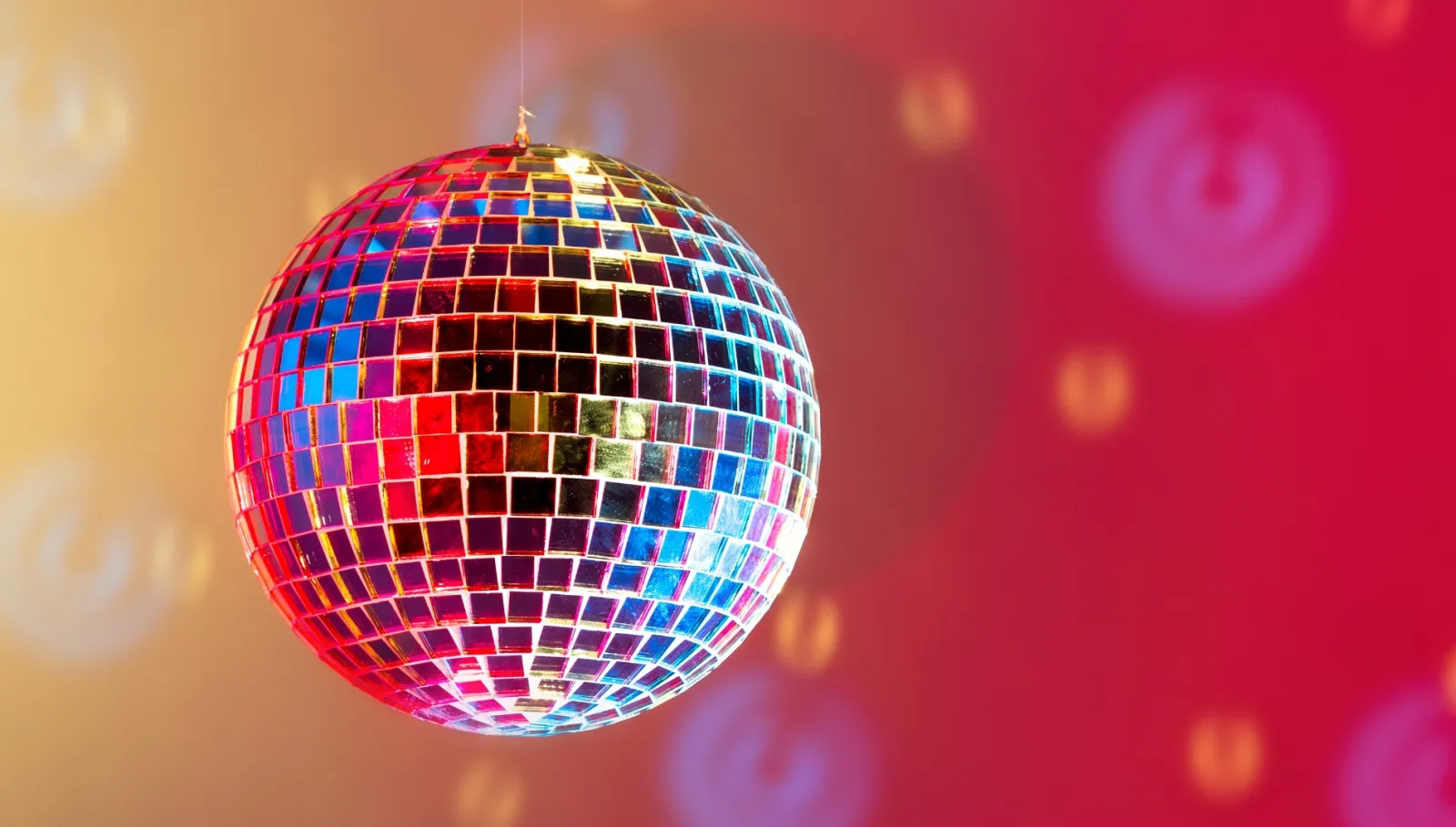 Glitter ball for Get Down & Chilli, retro dance on Sunday nights