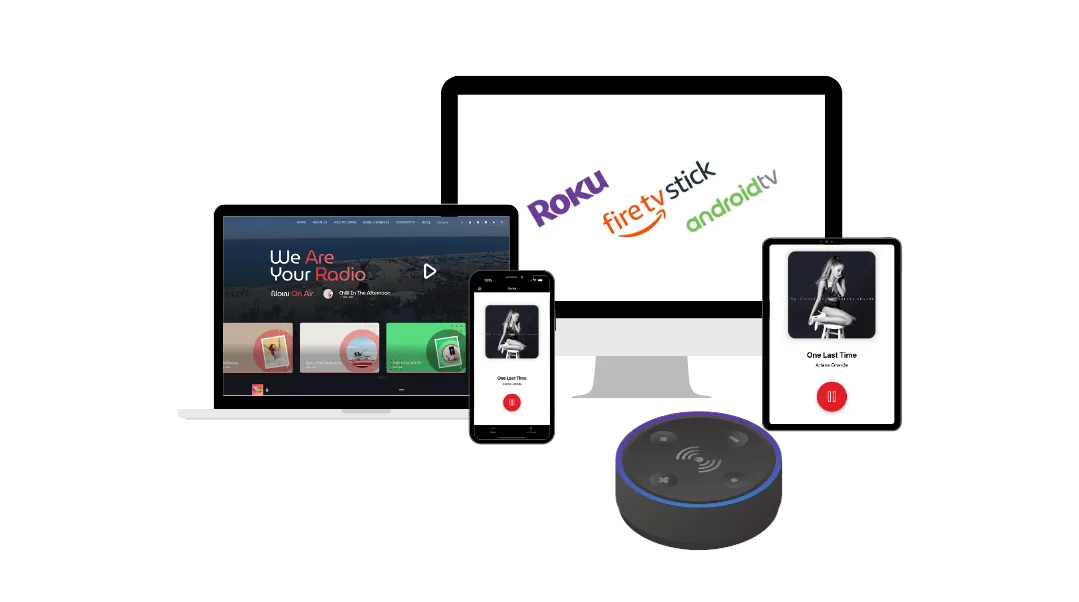 Chilli FM on phones, computers, smart TVs and speakers