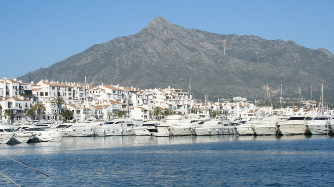 La Concha mountain situated in the Costa del Sol